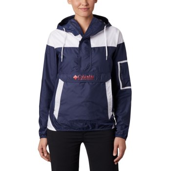 Columbia Jas Dames, Challenger Windbreaker Donkerblauw Wit, 46NWDBSVE